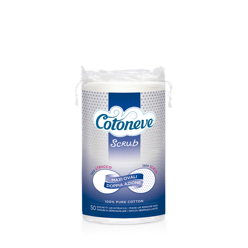 COTONEVE blazinice s efektom pilinga ovalne 50/1