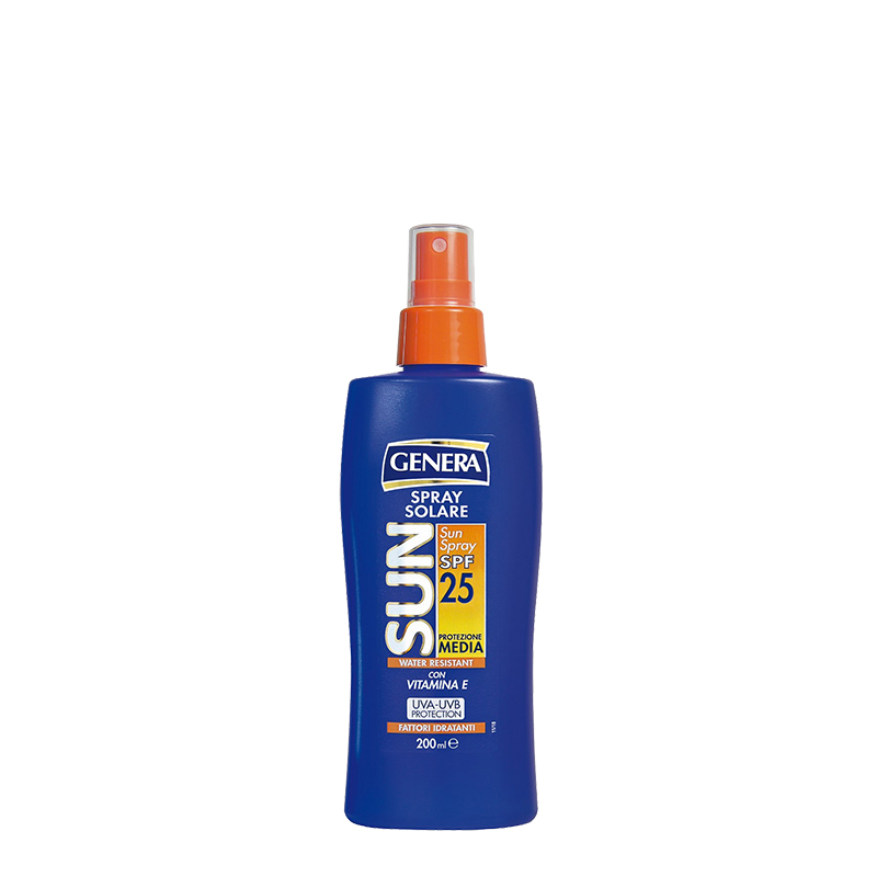 GENERA mlijeko za sunčanje u spreju faktor 25, 200ml