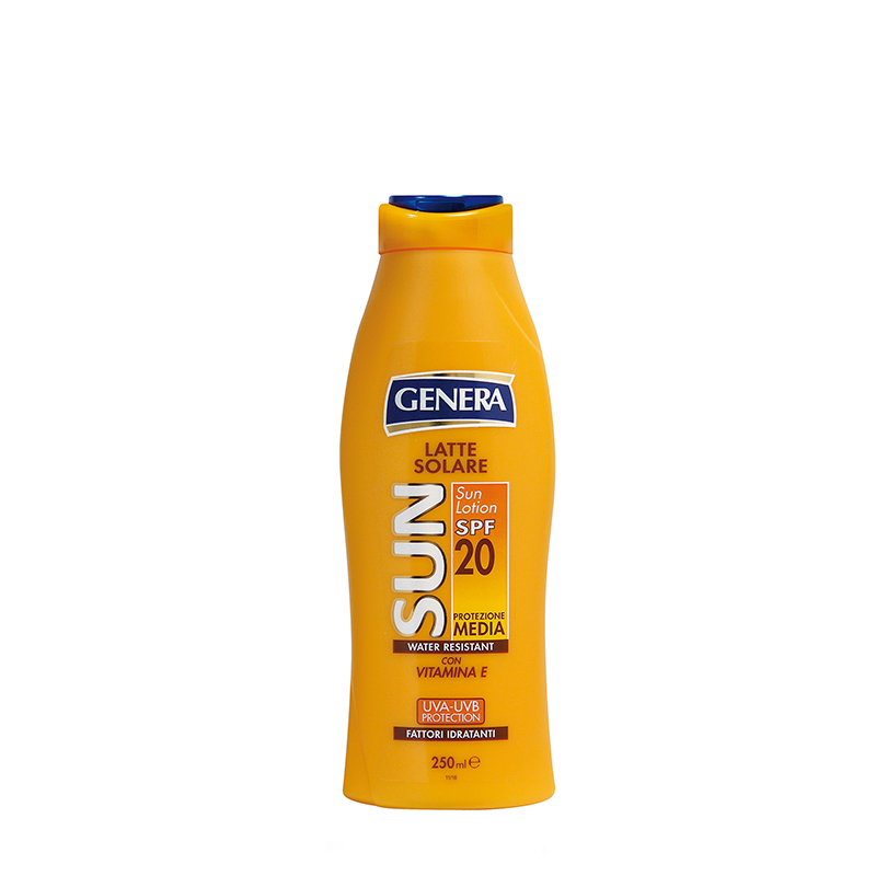 GENERA mlijeko za sunčanje faktor 20, 250ml