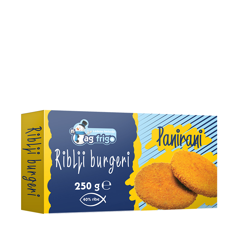 Panirani riblji burgeri AG Frigo 250g