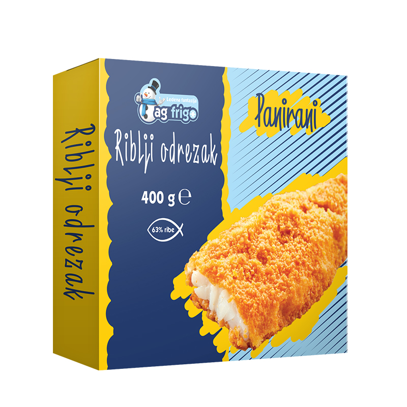 Panirani riblji odrezak AG Frigo 400g