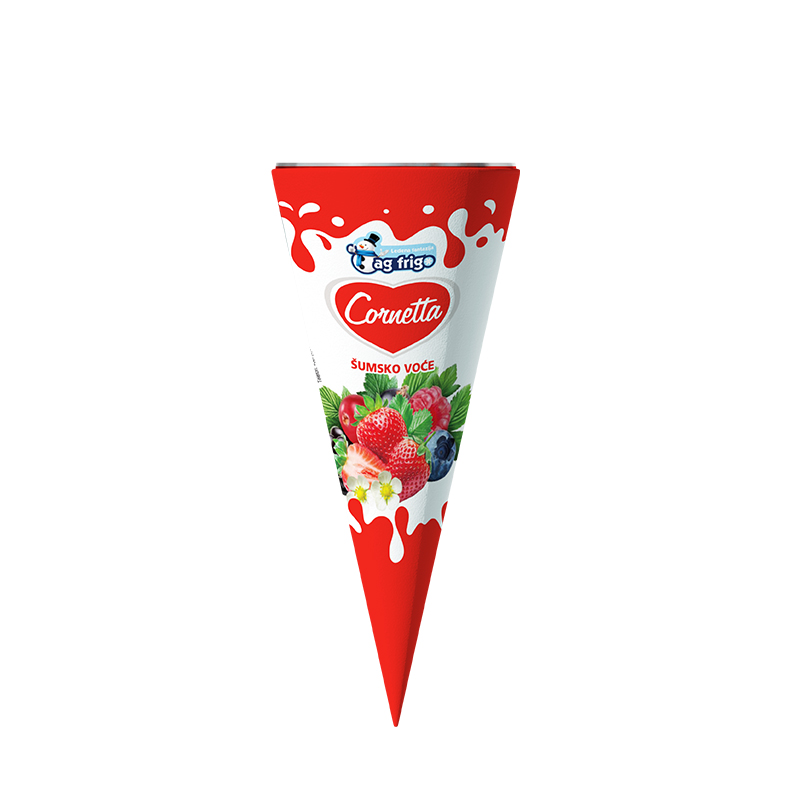 Cornetta AG Frigo kornet šumsko voće 125 ml