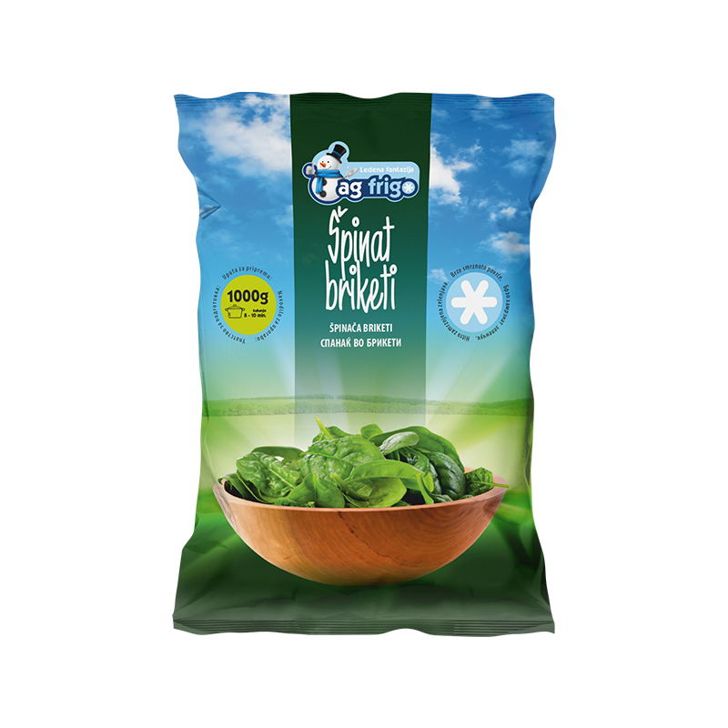 Špinat briketi 1kg