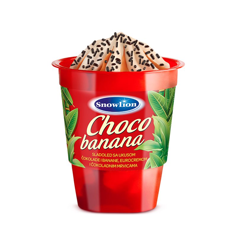 SL Sladoled Choco banana čašica 155ml