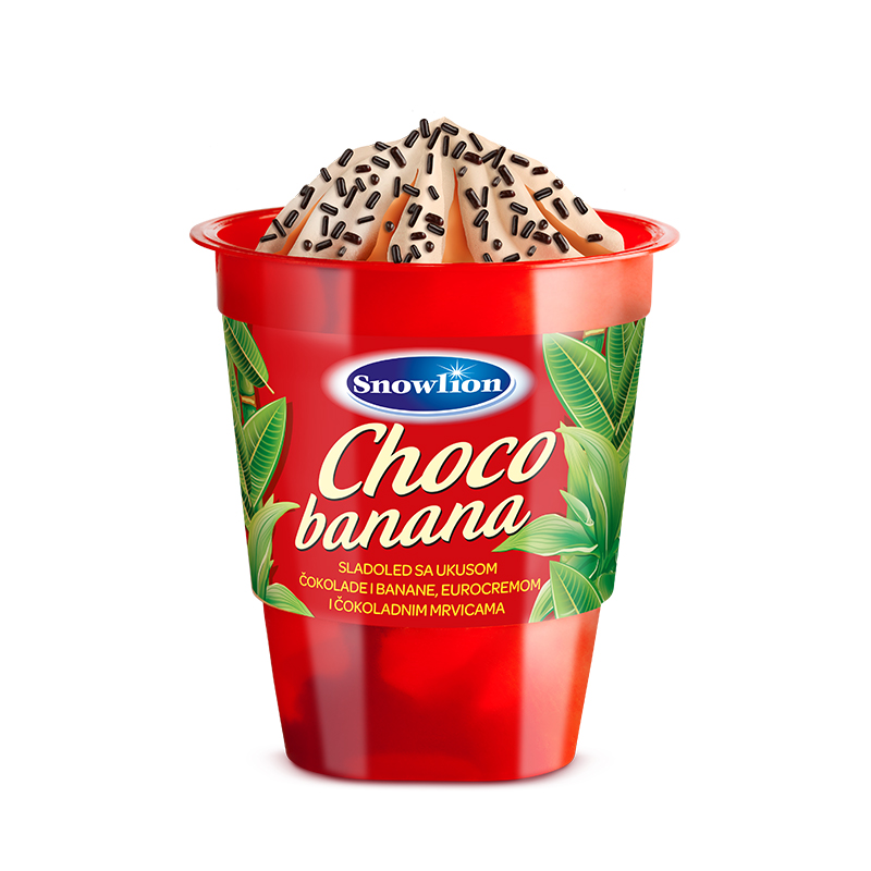 SL Sladoled Choco banana čašica 155ml