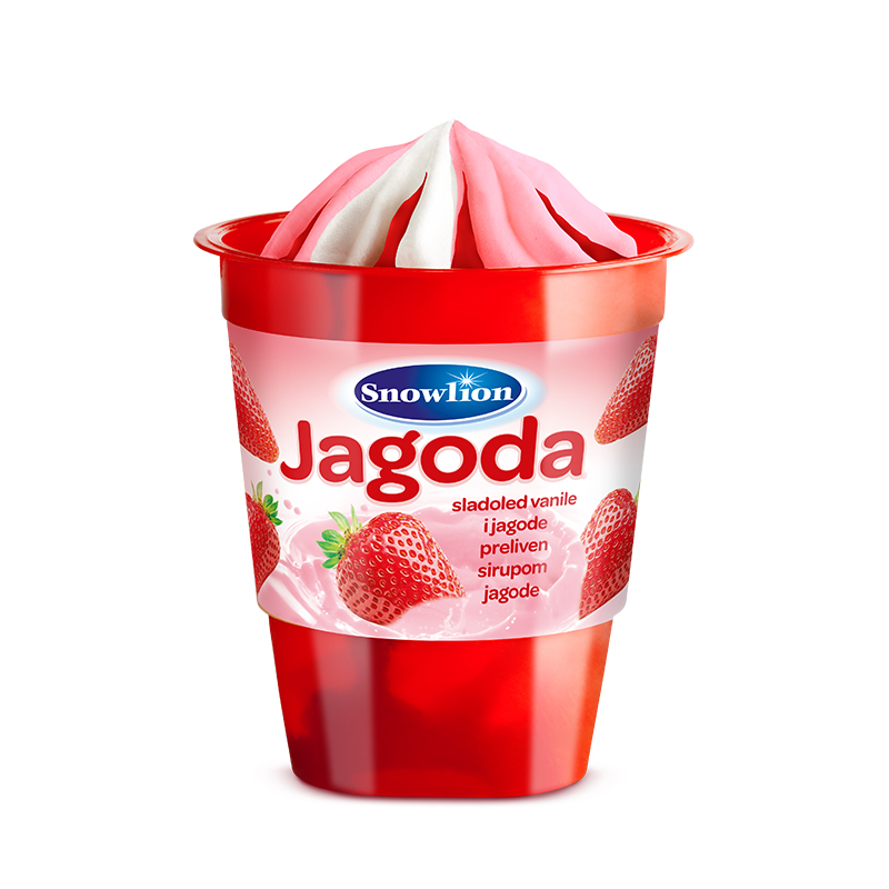 SL Sladoled Jagoda čašica 155ml