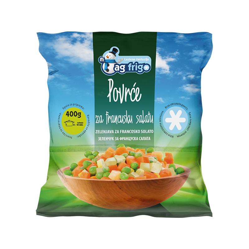 Povrće za francusku salatu 400g