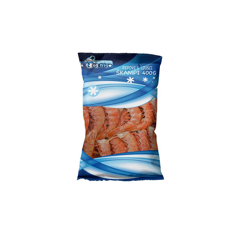 Škampi repovi u ljusci 400g