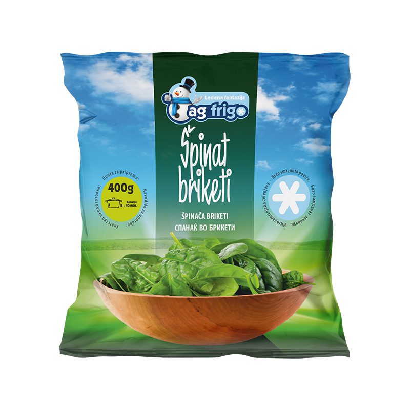 Špinat briketi 400g