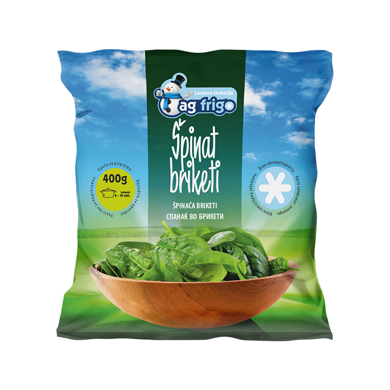 Špinat briketi 400g